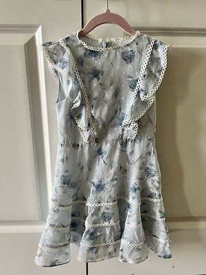 bardot junior blue dress Bardot Junior Girls Elle Boucle Dress Navy