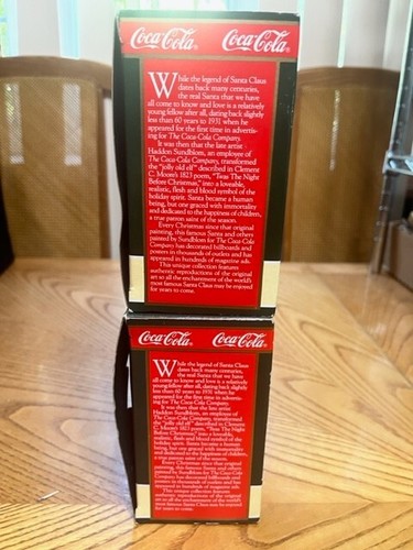 COCA COLA TRIM A TREE COLLECTION PAIR OF ORNAMENTS 1961 AND 1947 - Picture 4 of 7