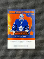 2020-21 UD Credentials No.114 RC JOSEPH WOLL Debut Ticket Access Orange #/149
