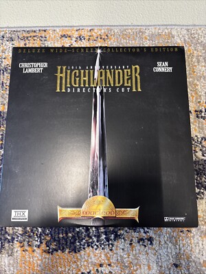 Highlander 10th Anniversary Directors Cut Deluxe Widescreen Collectors Edition