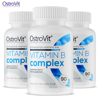 VITAMIN B COMPLEX 90-360 TABLETS Energy Production * Improves Fat Metabolism