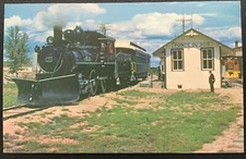440 STEAM LOCOMOTIVE CANADIAN PACIFIC LINES 1961 AT POINTE DU BOIS MANITOBA NEW