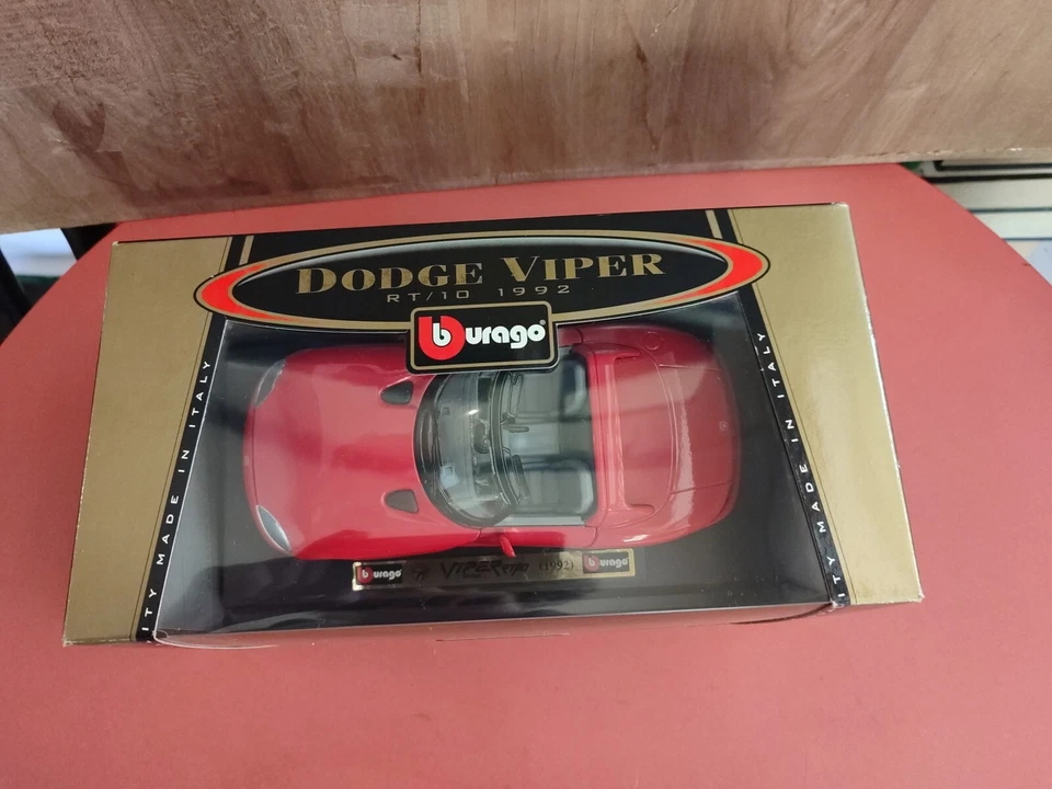 1/24- BBURAGO DODGE VIPER RT/10 - 1992  (ART. 1525 Con Scatola Bijoux Collection - Immagine 2 di 4