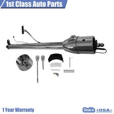 32 Steering Column Tilt Auto No Key Shift Indicator W Wheel Adapter Chrome 32 Steering Column Tilt Auto No Key Shift Indicator W Wheel Adapter Chrome