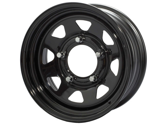 Jante acier Triangular II noir 7x17 idéale pour le tout-terrain 5x127