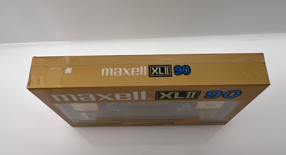 Maxell XLII 90 EXTRA FINE EPITAXIAL Blank Cassette Position IEC