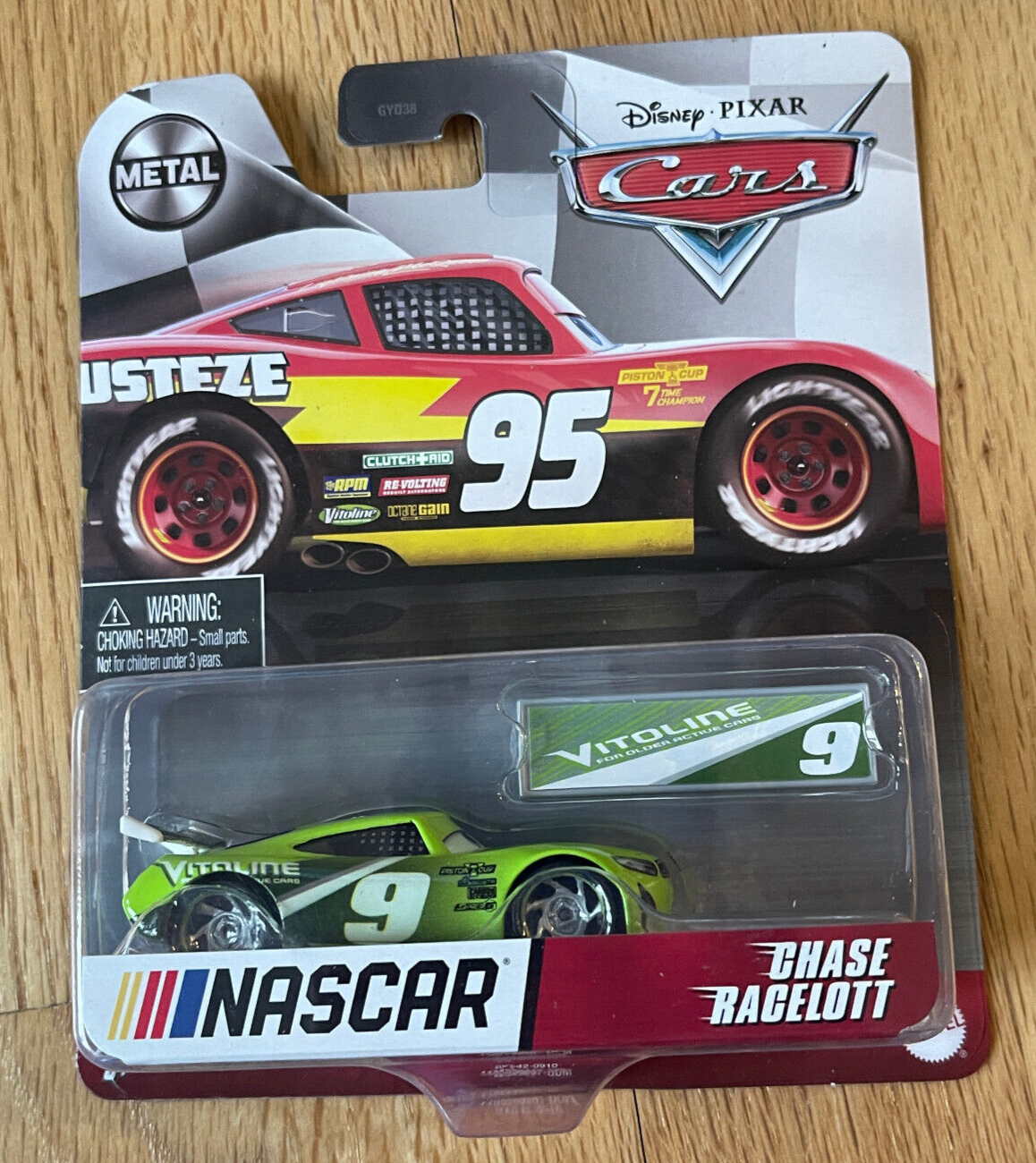 Disney Pixar Cars Chase Racelott - 2021 NASCAR Non-Metallic Scarce - NIB