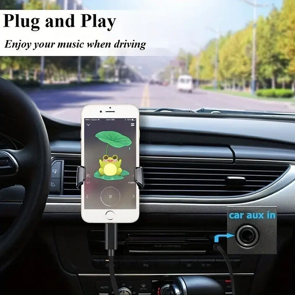 BabbleCom Cavo Aux Per Phone, [MFi Certificato] Da Lightning A Jack Da 35 Mm