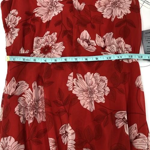 $138 Vince Camuto Floral Print Tie Shoulder Dress New With Tags. Size 2 - Picture 11 of 13
