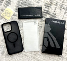 Coque iPhone 15 Pro Max avec protection écran et protection objectif caméra