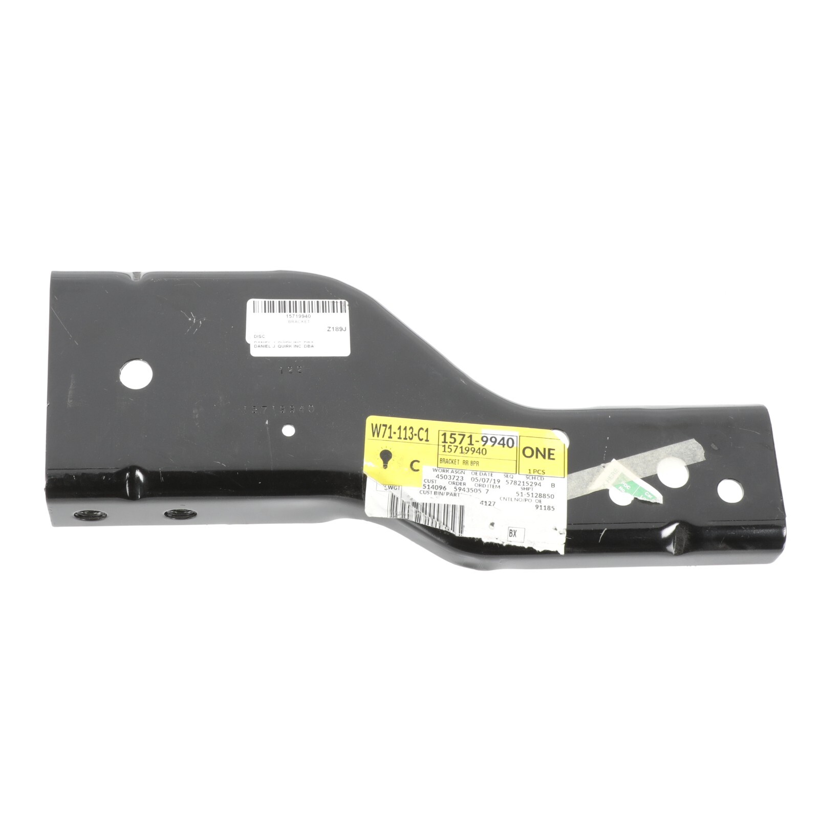 Soporte del parachoques trasero derecho para GM S10 Sonoma (N/P 15719940)