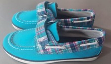 Polo Ralph Lauren Kids Canvas Sander EZ Boat Shoes size 3 /22cm