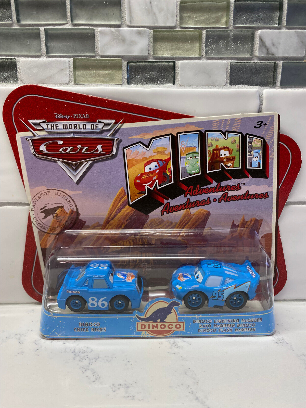 Dinoco Chick Hicks & Lightning McQueen (Pixar Cars, Mini Adventures)