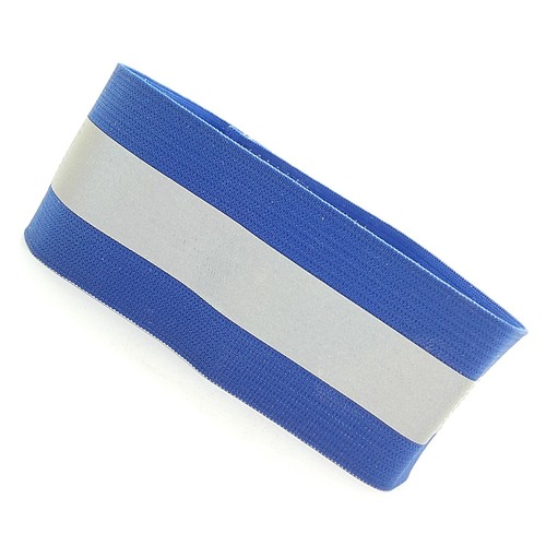 Reflektierendes Gummiband Fluoreszierendes Armband Elastisch Blau 34cm 840005 - Picture 5 of 6