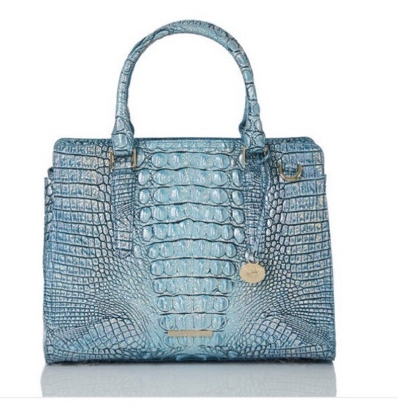 Brahmin Small Finley Arctic blue | eBay