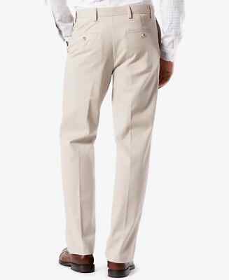 DOCKERS Light Tan Classic Fit Lux Cotton Signature Khaki Pants NEW