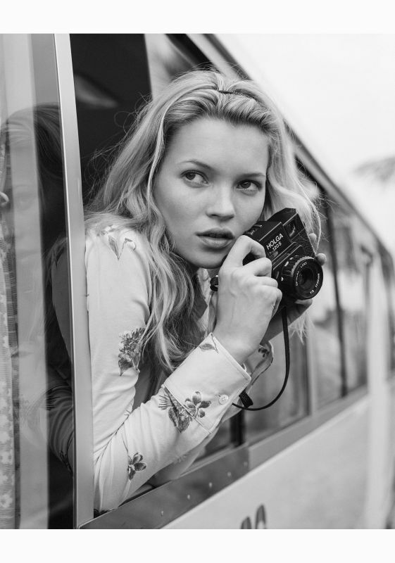 526046 KATE MOSS 80s 90s Retro Vintage Photo 24x18 WALL PRINT