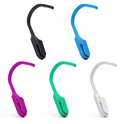 Mighty Bright ReCharge Rechargeable 2 LED Clip On Book Light Reading Aid