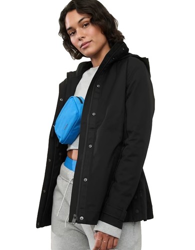 BALENCIAGA Trench Coat/ Size 48/ Cotton/ NVY/ Solid Color/ 460584