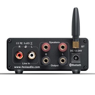 【中古】「非常に良い」Fosi Audio BT20A Bluetooth 4.2ステレオオーディオ2チャンネルHi-Fiアンプ100W x 2（電源付き） Fosi Audio BT20A Bluetooth Stereo Hi-Fi Amplifier 100W x 2 | eBay