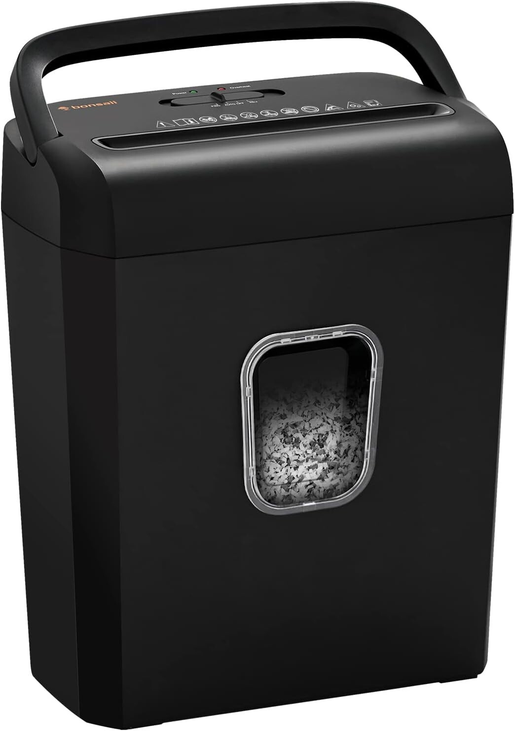 Bonsaii 6 Sheet High Security Micro Cut Paper Shredder, Credit Cards/Mail/Sta...-image