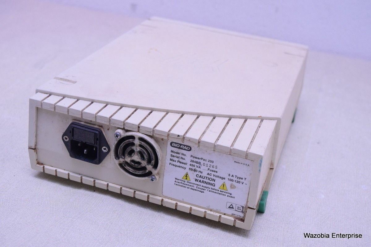 BIO-RAD POWER PAC 200 ELECTROPHORESIS POWER SUPPLY