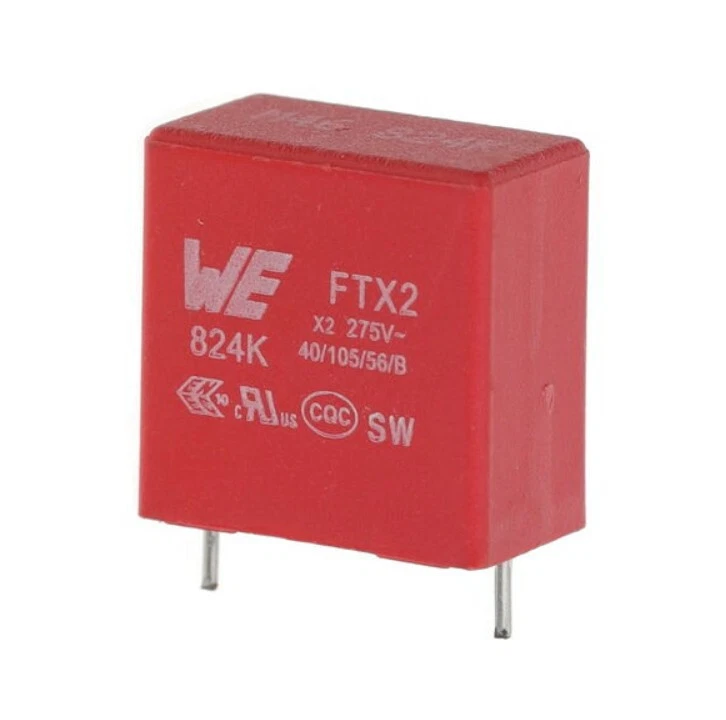 WÜRTH ELEKTRONIK Kondensator 820nF 630V(DC) MKP 2x