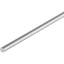 Alfer Profilo Profili in Alluminio anodizzato Colore Argento Rotondo 1mt Ø 8 mm