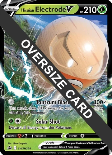 Hisuian Electrode V SWSH294 Jumbo Cards