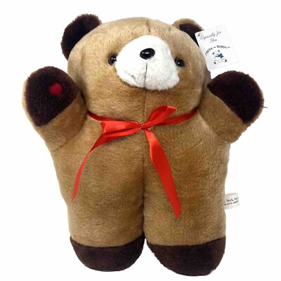 Teddy Tech Vintage Big Hug Bear Cough Buddy Therapeutic Hospital Comfort New