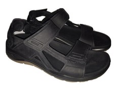 ECCO Mens X-Trinsic Black Nubuck Sport Sandal Shoe Size 12