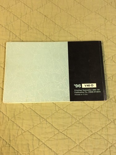 96 1996 Nissan Quest Owners Manual Guide FREE SHIPPING Book SMOKE FREE Owner - Picture 2 of 2