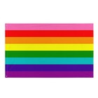 Gilbert Baker Original 8-Stripe Pride Flag 3x5ft - Vintage LGBTQ+ Polyester