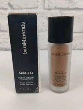 bareMinerals Original Liquid Foundation Golden Deep 28, (30ml, 1 oz)