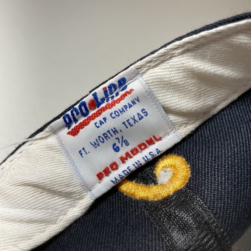 Vintage Cal University California UC Berkeley Pro Line Fitted Hat Cap Sz 6 7/8 - Picture 12 of 14
