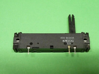 Mixer Slider Slide Potentiometer 47K Log Mono 38mm Travel Egen 9g EB24