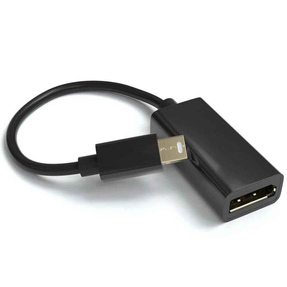 Mini DisplayPort zu DisplayPort Adapter mini DP Konverter MacBook iMac Surface - Bild 4 von 4