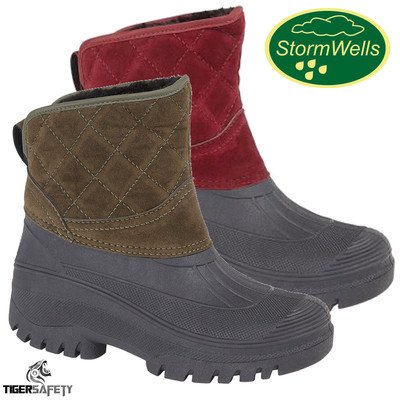 short fur lined winter boots