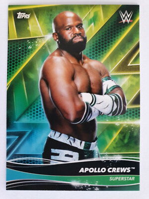 Apollo Crews #8 - Topps WWE Superstars 2021 Trading Card Superstar Roster Base