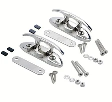 4.5" Flip-Up Boat Folding Cleat Stainless Steel Dock Cleat for Marine Use
