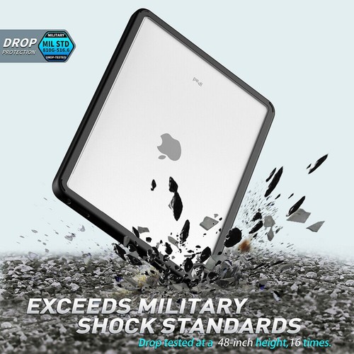 For iPad (A16) 11th 10th 9th 8th 7th 6th 5th Gen 9.7" Slim Shockproof Back Case - Picture 23 of 27