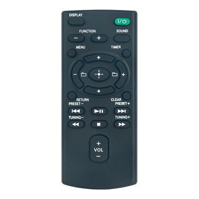 RM-AMU197 Replace Remote for Sony Audio Hi-Fi System CMT-X5CD CMT-X5CDB CMT-X7CD