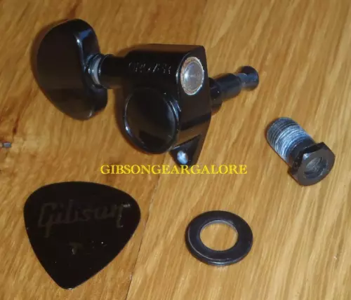 Gibson Les Paul Tuner Grover Relic Black Peg Guitar Parts SG Custom ES Tuning HP