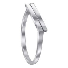 Parallel Classic Bar Shaped Polished 925 Ster...