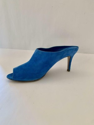 royal blue mules