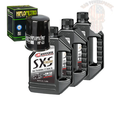 Oil Change Kit For 2009 Arctic Cat 550 H1 EFI TRV Maxima SXS Synthetic 5W-40