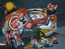  Kevin Schwantz Print  Suzuki RGV 500