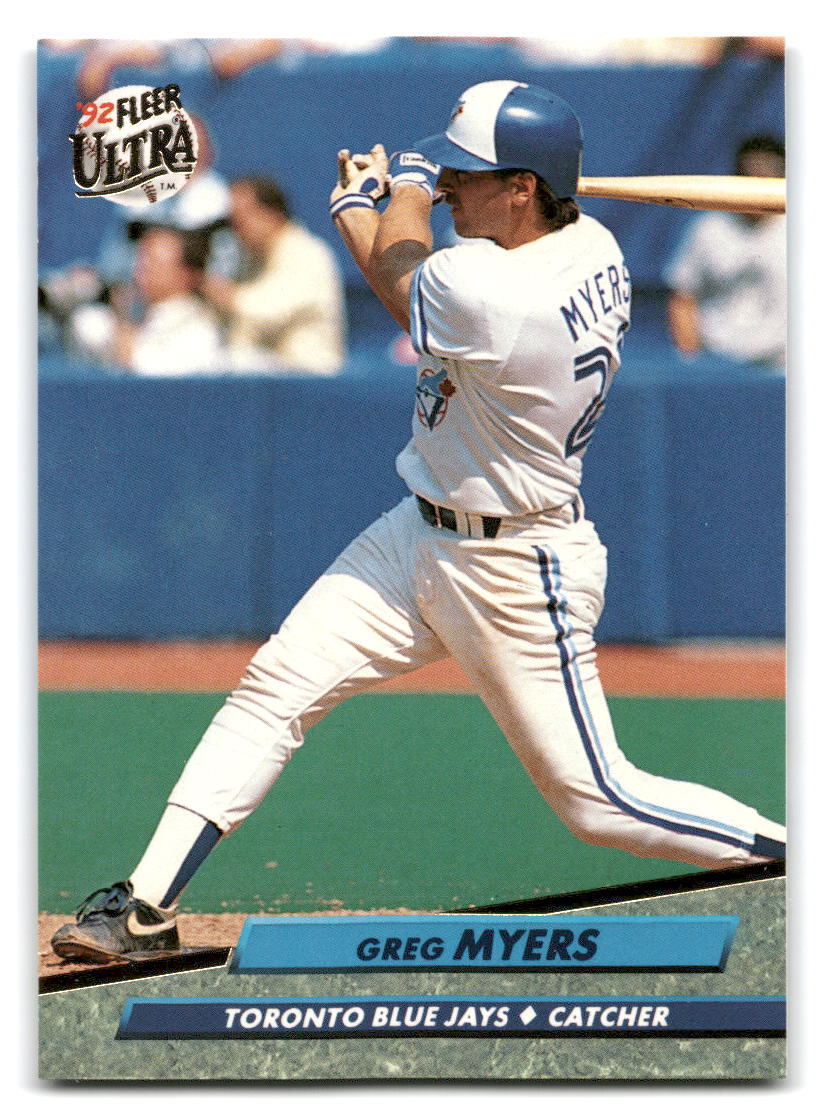Greg Myers グレッグ・マイヤーズ ブルージェイズ　サイン球 Greg Myers 1992 Ultra Baseball #150 Toronto Blue Jays | eBay