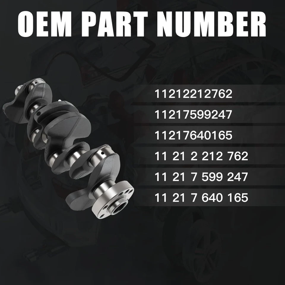 Engine Crank shafts For BMW X3 X4 220i 320i 328i 428i 11217640165 N20 N26 2.0T Foto 4 de 4