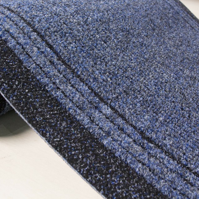 Navy Blue Rubber Backed Very Long Hallway Hall Foyer Runner High Traffic Runners | eBay